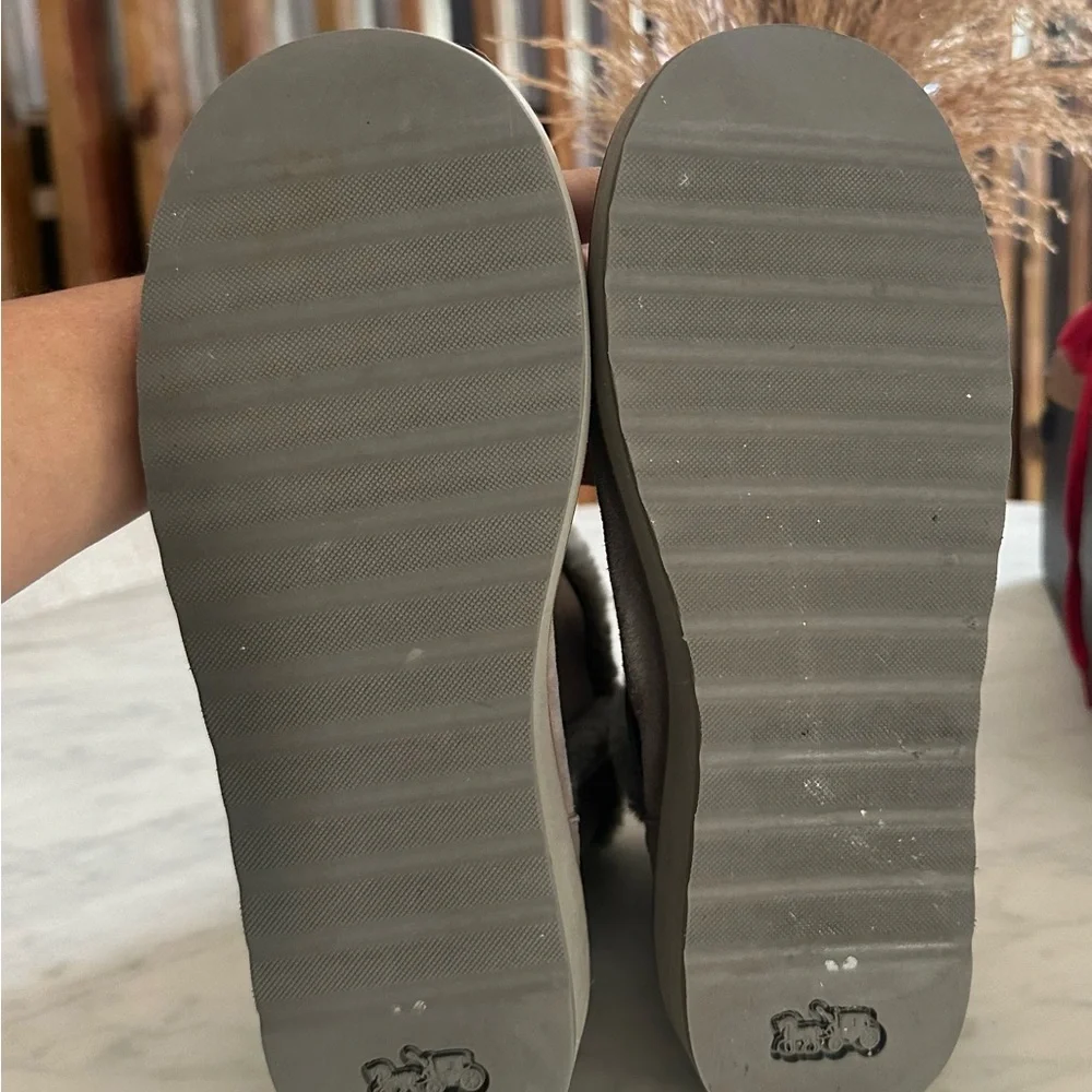 Coach Suede Boots Gray Size 5.5. - Picture 5 of 5